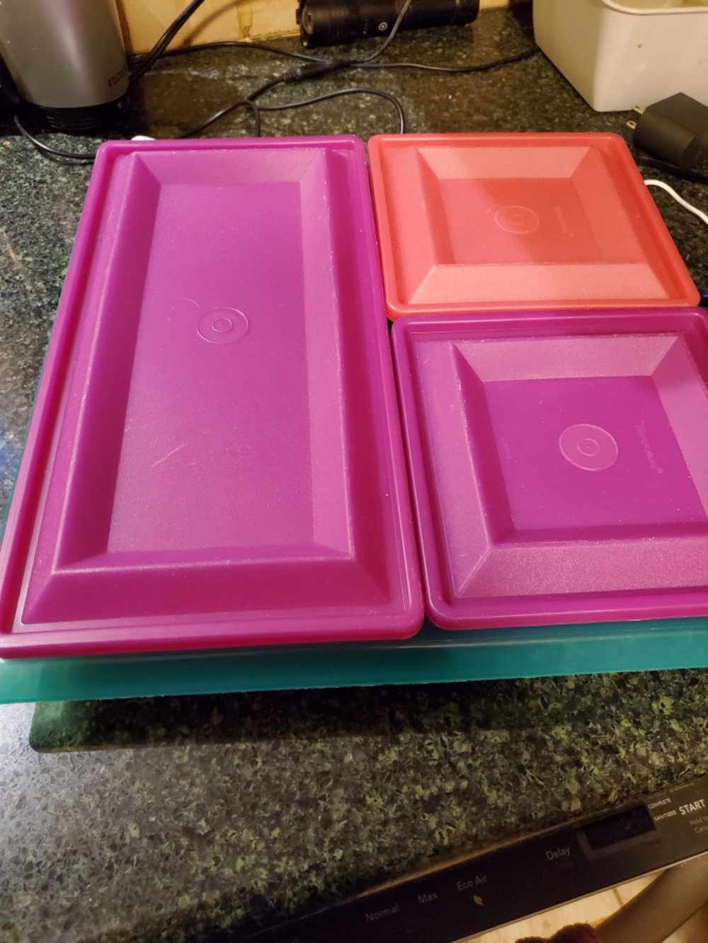 Vintage Tupperware serving dishes set